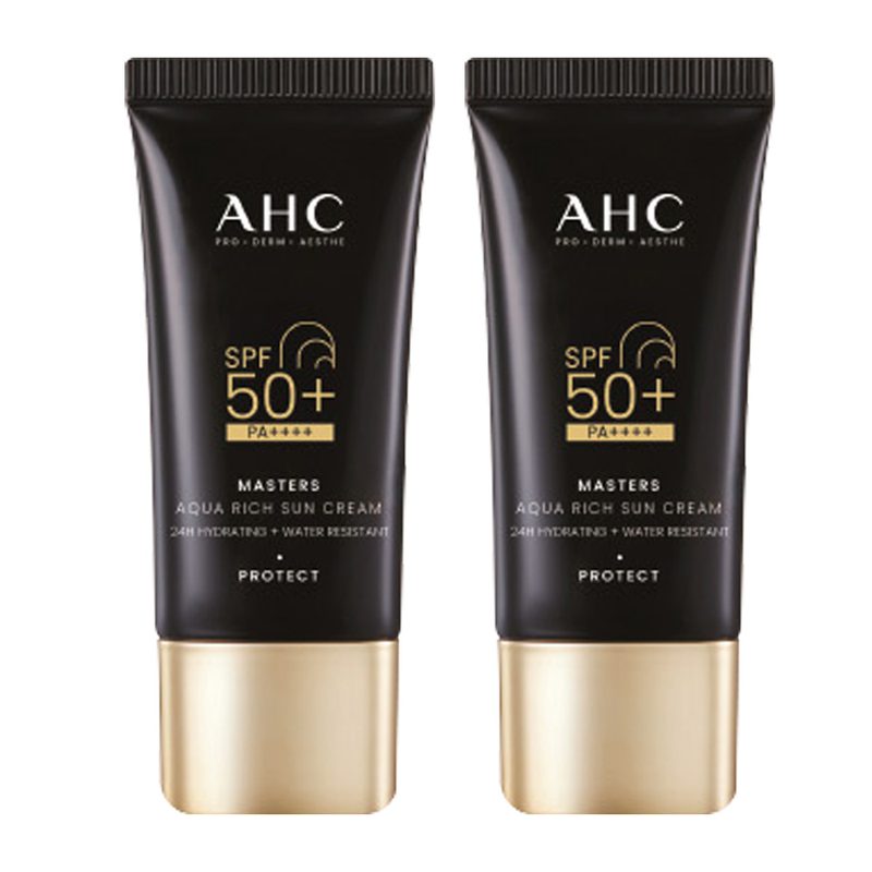AHC 마스터즈 아쿠아 리치 선크림 SPF50+ PA++++