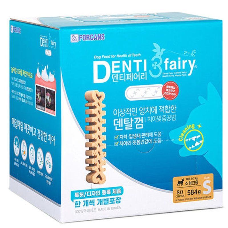 포켄스덴티페어리 포켄스 반려 동물 디스펜서 덴탈 껌 S