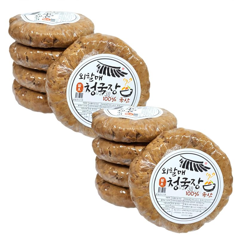 발효식품전문 [길전통식품] 외할매 청국장, 200g, 10개
