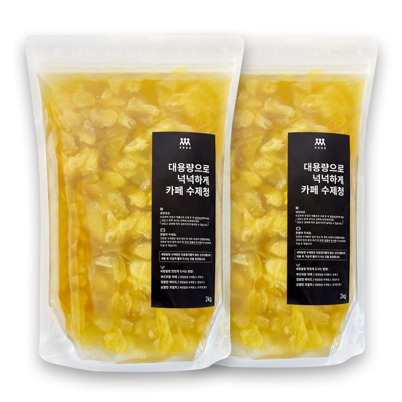 새청달청 수제 생강청 생강차 카페 납품, 1개, 2개입, 2kg