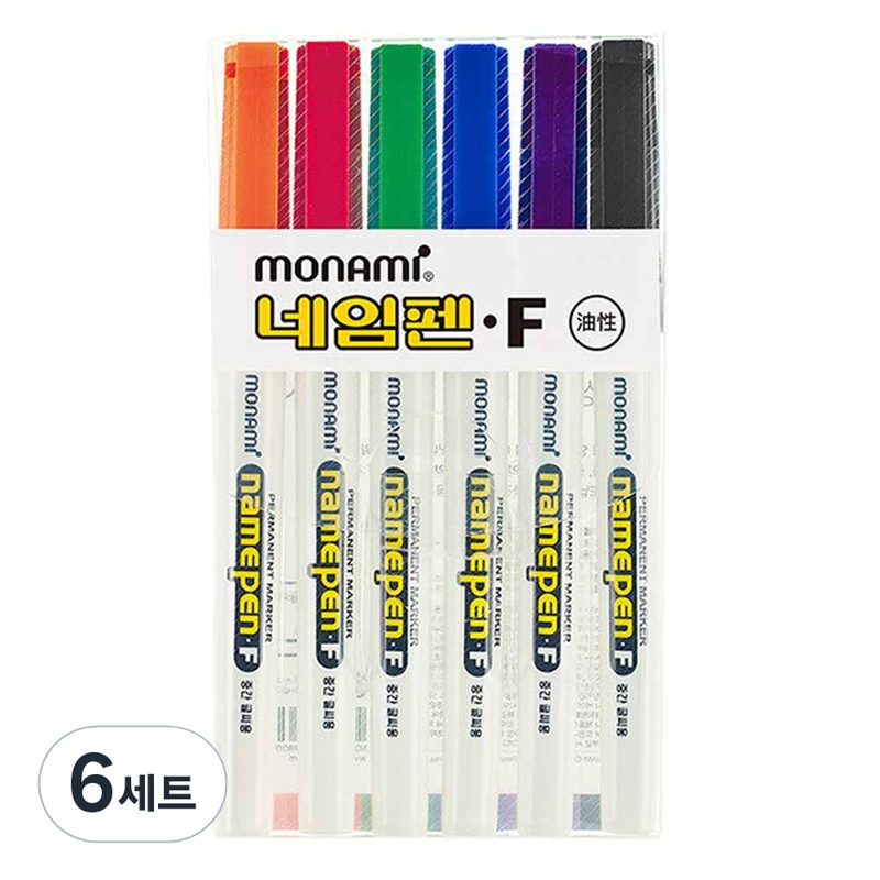 모나미 네임펜F 세트, 혼합색상, 36개입
