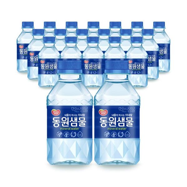 동원샘물 생수 무라벨 300mL * 20병, 20개, 300ml