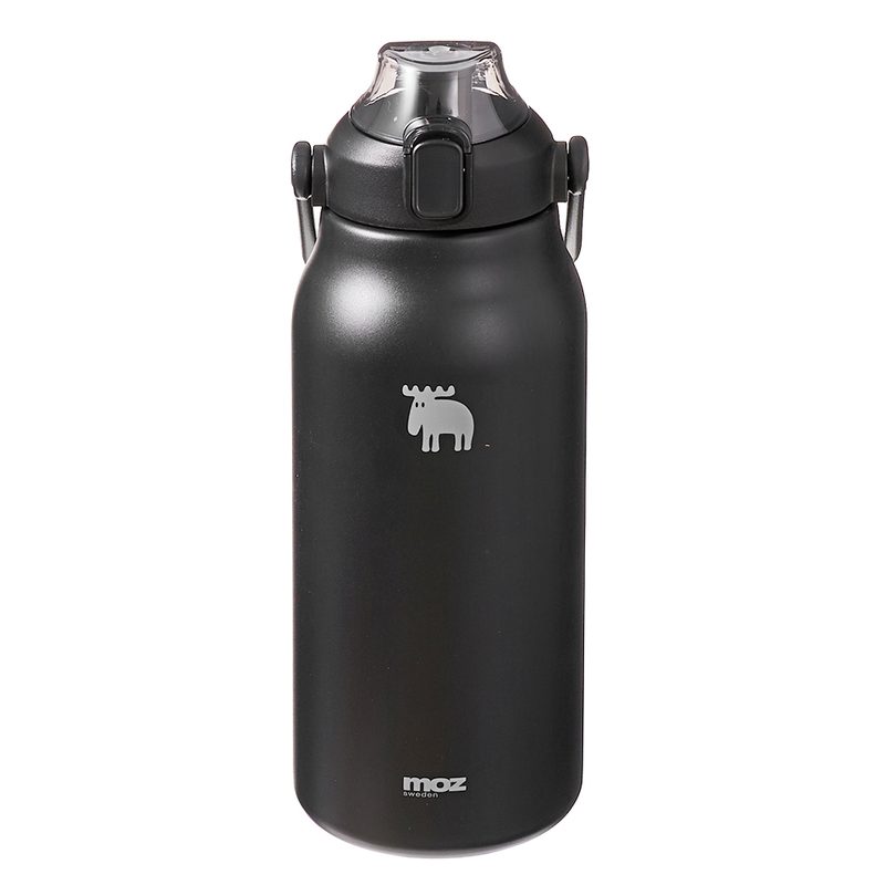 모즈 스웨덴 포스코 316 스텐 원터치 보온보냉병, 노르딕블랙, 1.7L