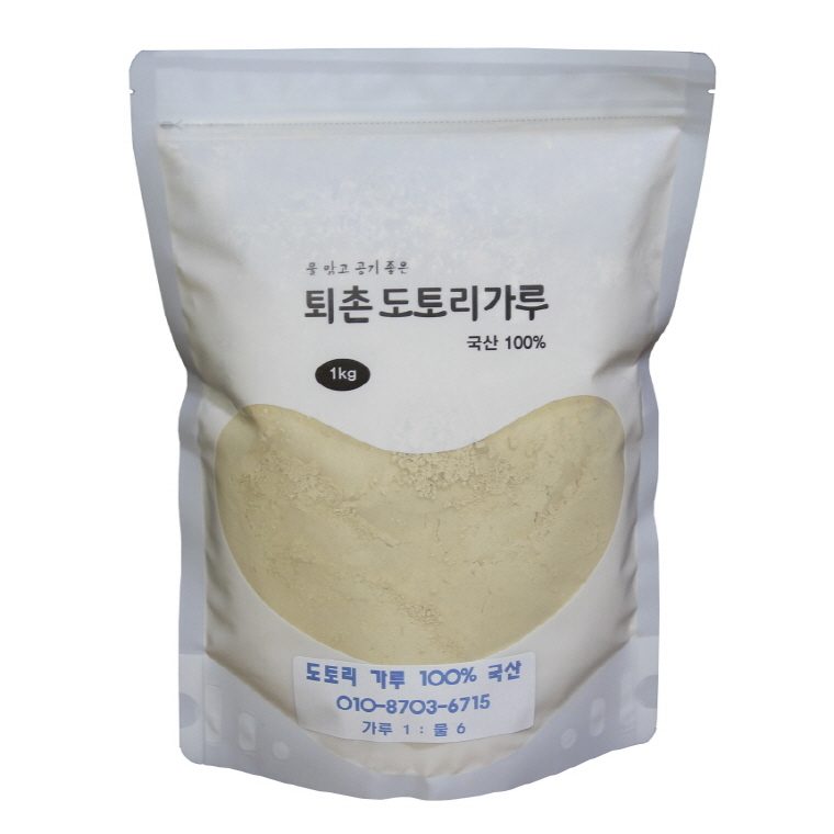 국산 햇 도토리가루 100% 1Kg, 1kg, 1개