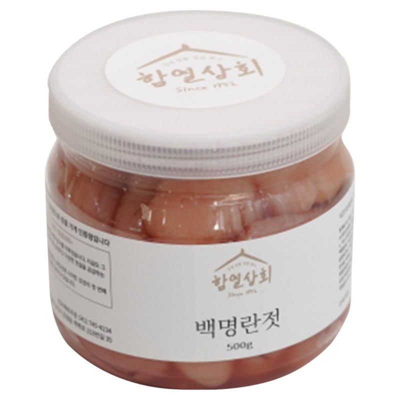 강경 함열상회 프리미엄 백명란젓(특) 정란 무색소 저염 명란 젓갈 반찬,