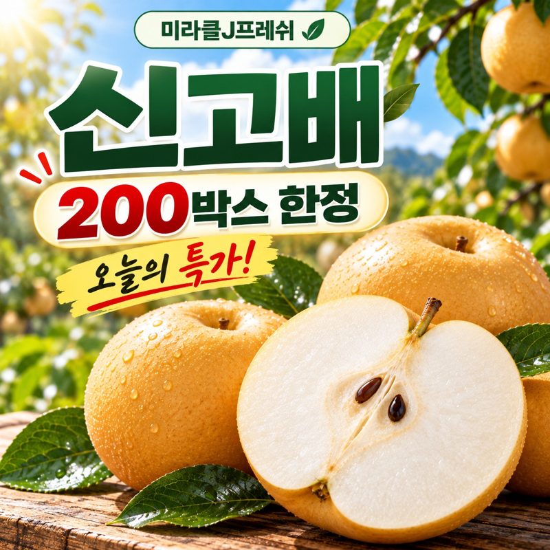 한정특가 200박스한정 꿀brix (특상품) 신고배