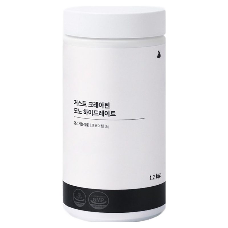 잠백이 저스트 크레아틴 모노 하이드레이트 헬스보조제, 1.2kg, 1개