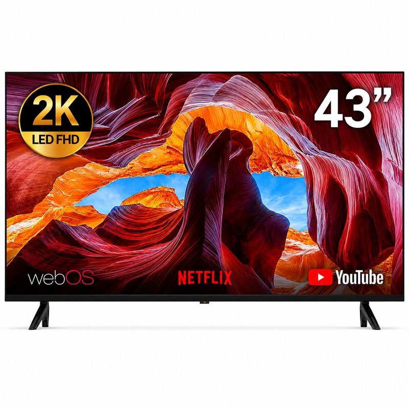 와우피프티 스마트 FHD LED TV, 43FHD-S, 고객직접설치, 스