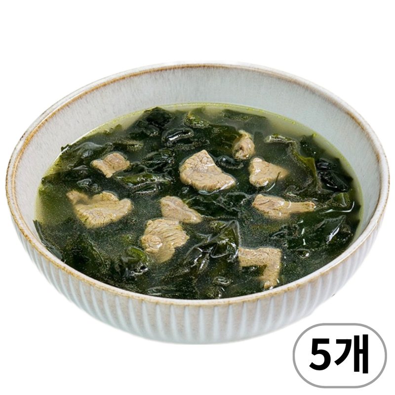 남선생홈푸드 한우 미역국 밀키트 5팩(10인분), 5개, 170g