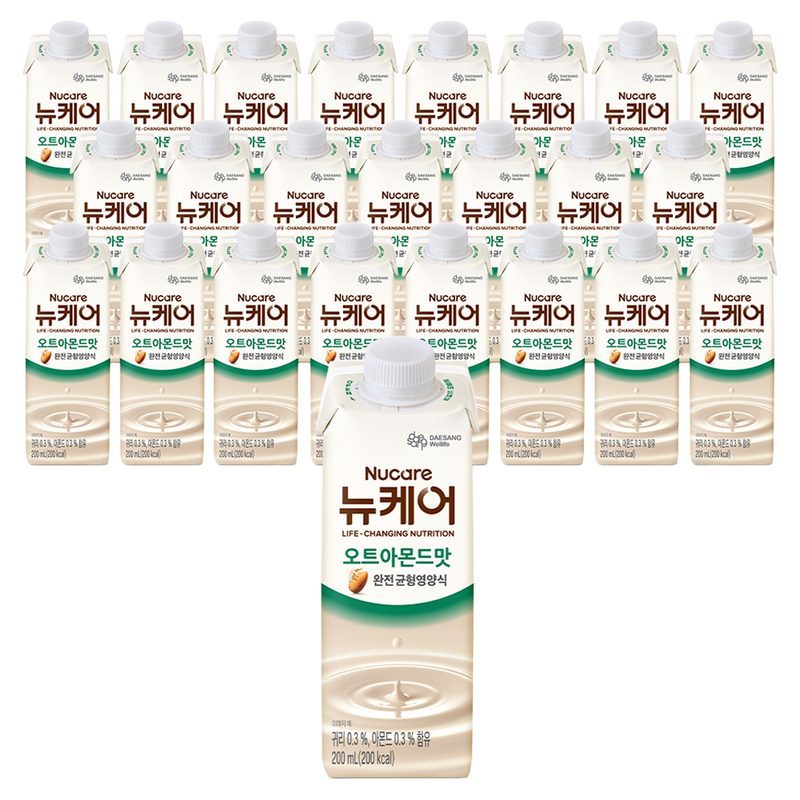 뉴케어 완전 균형영양식 오트아몬드맛, 200ml, 24개