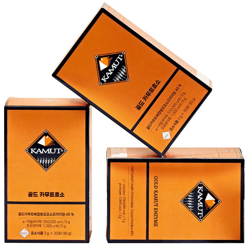 골드 카무트 효소, 90g, 3개