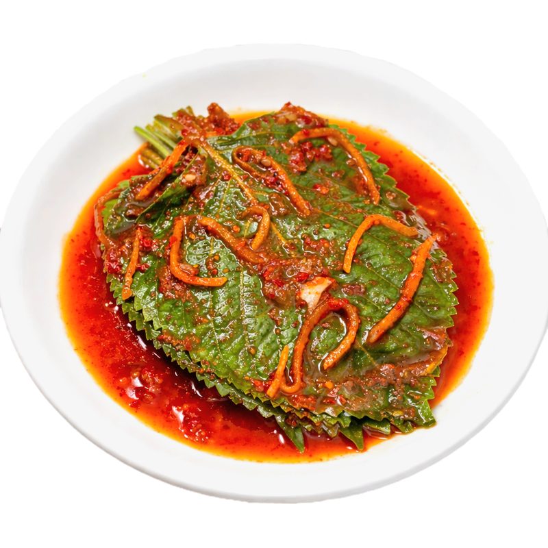 국내산 깻잎김치 밥도둑 양념깻잎무침, 500g, 1개