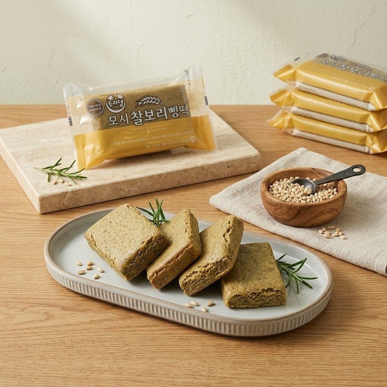 찰보리 찜떡 총 두리담모시