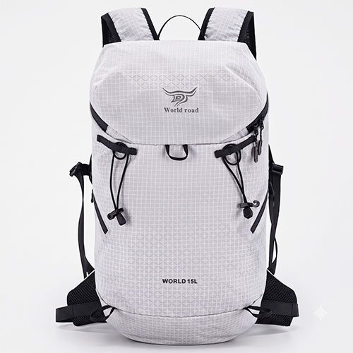 1상2템 초경량 등산백팩 트레킹백 남녀공용, 라이트그레이