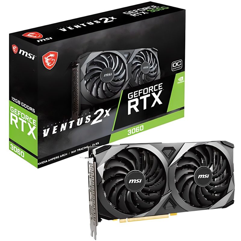 MSI 지포스 RTX 3060 벤투스 2X OC D6 12GB 그래픽카드