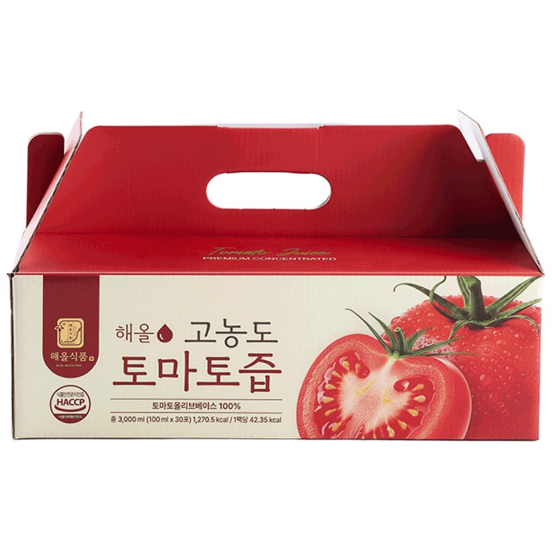 해올 고농도 올리브 토마토즙, 90개, 100ml