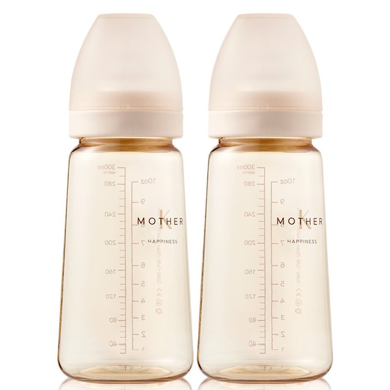 마더케이 베이직 PPSU 젖병 트윈팩, 크림, 280ml, 2개