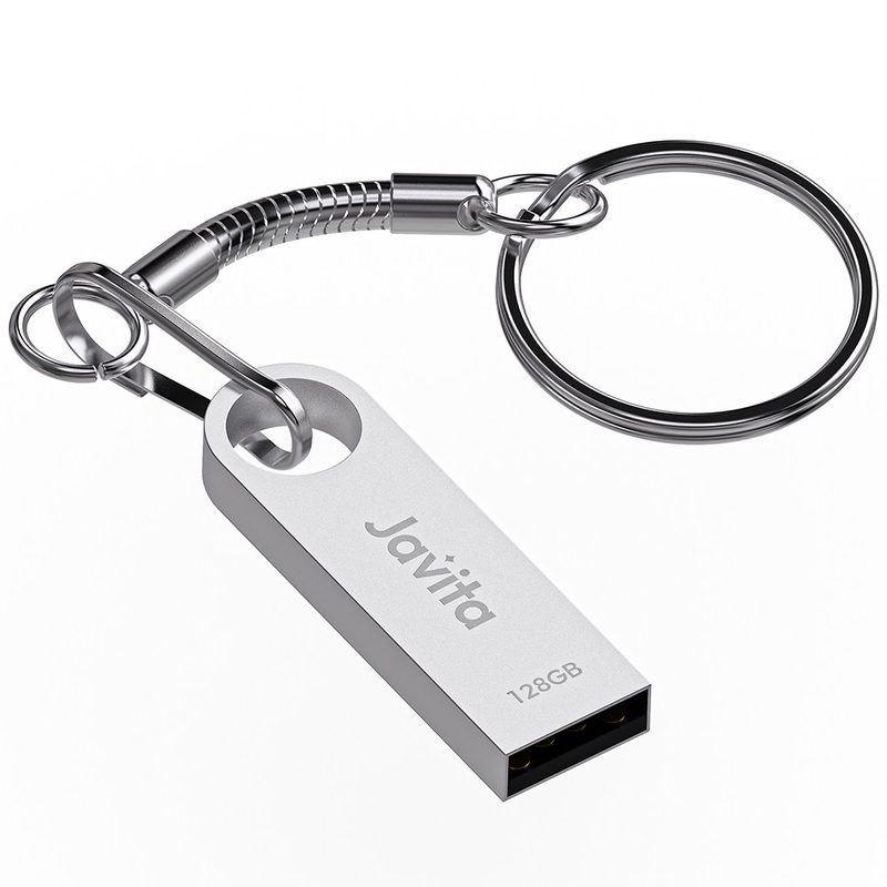 자비타 USB 메모리 카드 실버, 1개, 128GB
