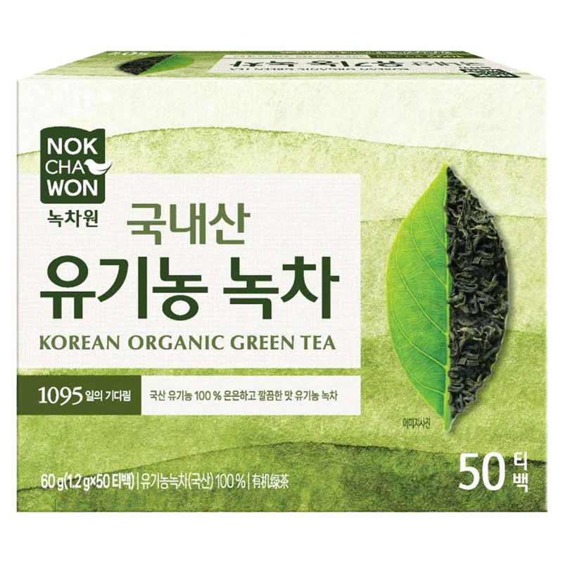 녹차원 유기농 녹차, 1.2g, 50개입, 1개