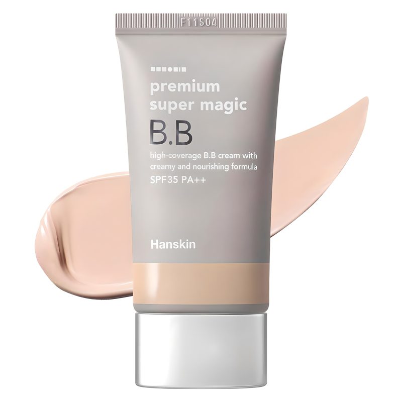 한스킨 프리미엄 수퍼 매직 비비크림 SPF35 PA++, 단일 색상, 4