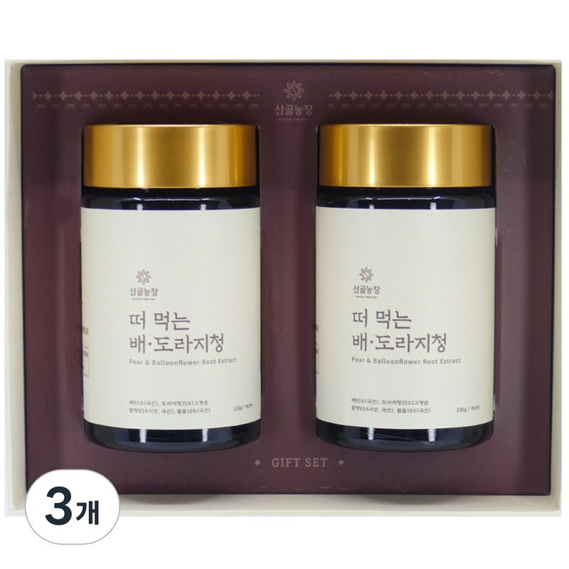 에이라이프 산골농장 떠먹는 배도라지청 세트