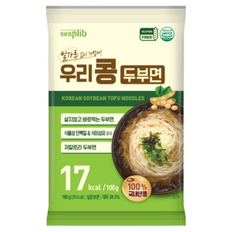 100g당 17kcal 바로먹는 두부면 해썹인증