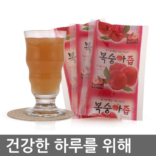 복숭아즙 100포