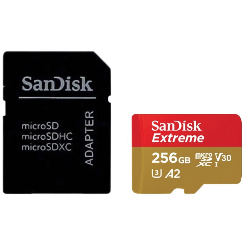 샌디스크 익스트림 microSDXC 메모리카드 U3 V30 A2 드론 액