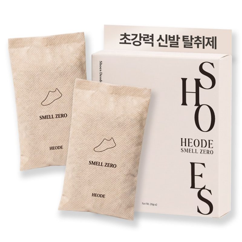 헤오드 스멜제로 신발 탈취제 초강력 발냄새 제거 제습 항균 3in1 런닝