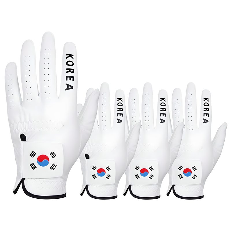 국가대표 태극기 골프장갑 최고급퀄리 세탁가능 터치가능 방수기능 남성 4p
